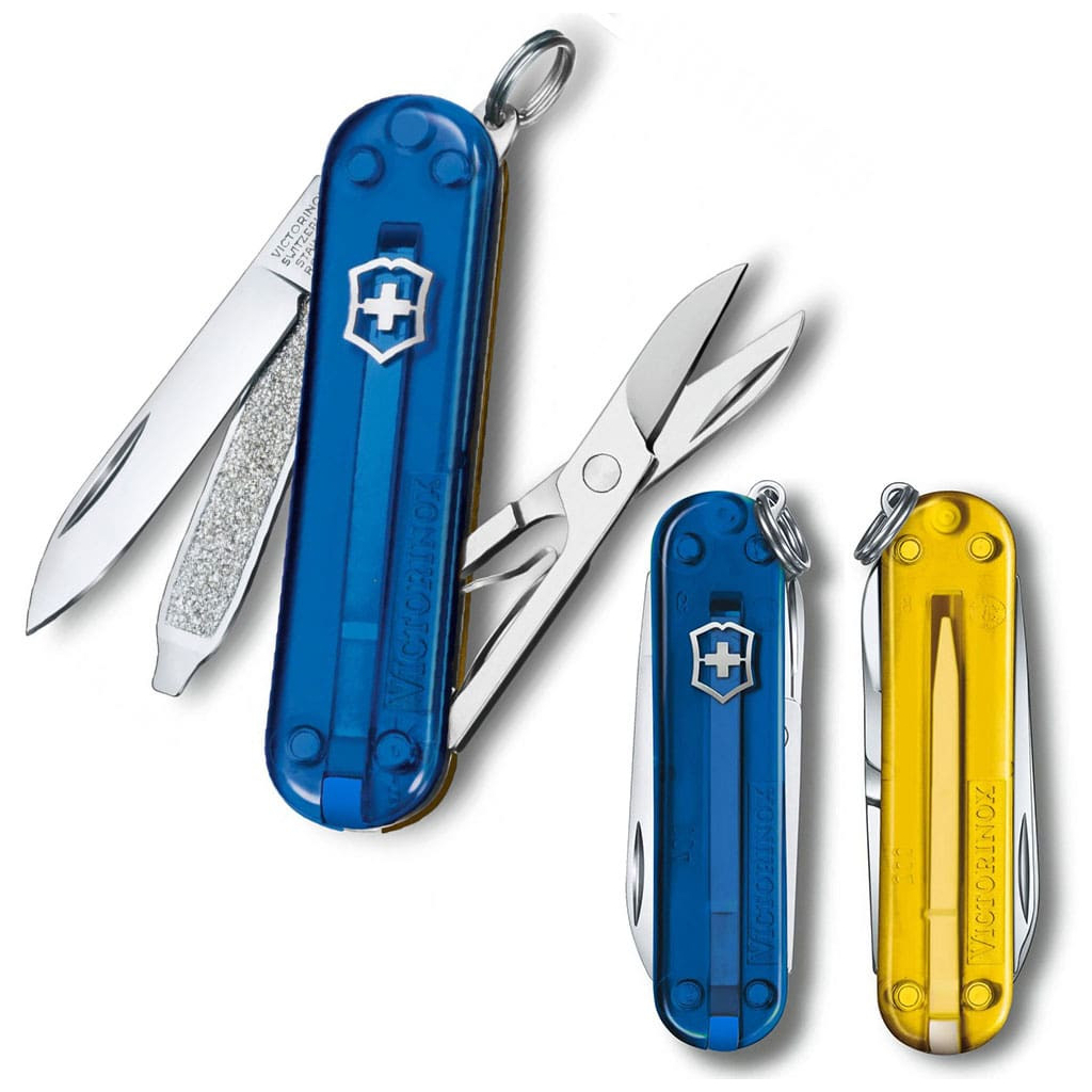 Ніж Victorinox Classic SD Ukraine Жовто-синій (0.6223.T2G.T81) - зображення 1