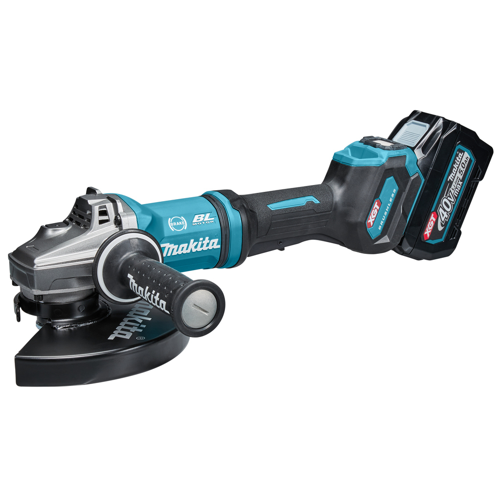 Шліфувальна машина Makita GA038GT201 230 мм, 40V XGT, BL4050Fx2,DC40RA (GA038GT201) - зображення 1