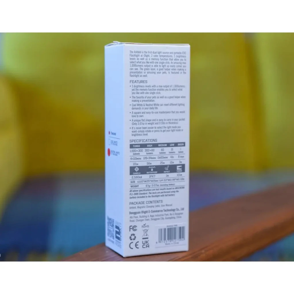 Ліхтар Olight Arkfeld Black (Arkfeld BK) - зображення 8