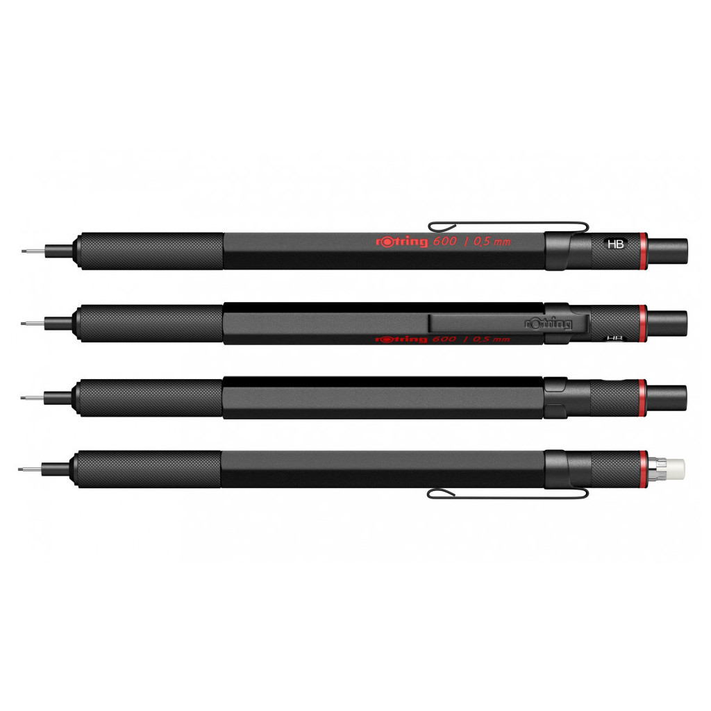 Олівець механічний Rotring Drawing ROTRING 600 Black PCL 0,5 (R1904443) - зображення 2