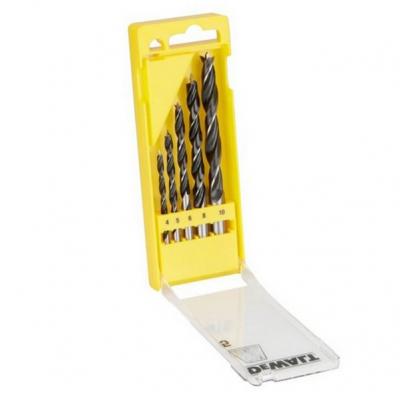 Набір свердл DeWALT по дереву, d=4,5,6,8,10мм. (DT4535) - зображення 2