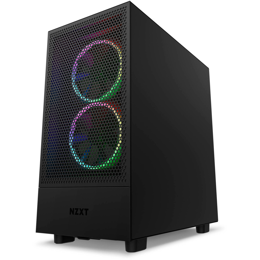Корпус NZXT H5 Flow RGB 2023 All Black Edition (CC-H51FB-R1) - зображення 2
