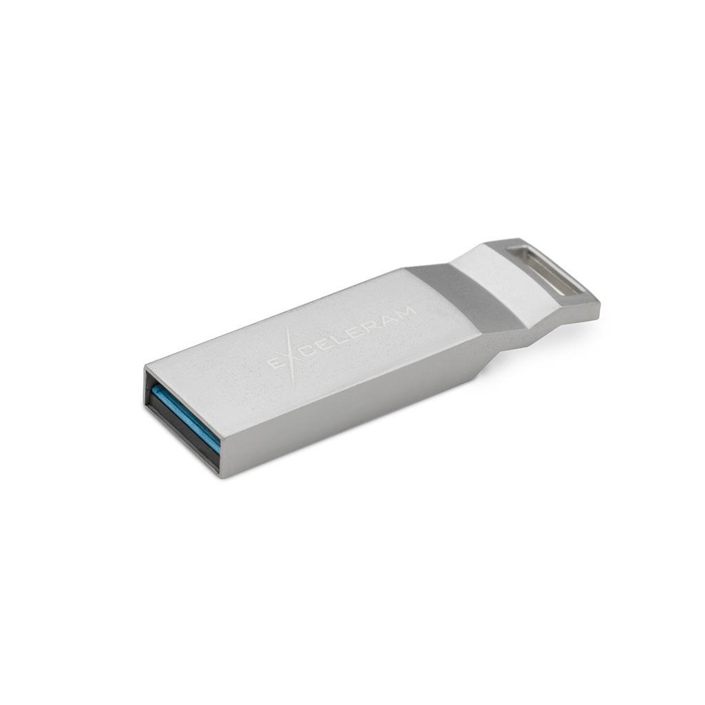 USB флеш накопичувач eXceleram 128GB U2 Series Silver USB 3.1 Gen 1 (EXP2U3U2S128) - зображення 2