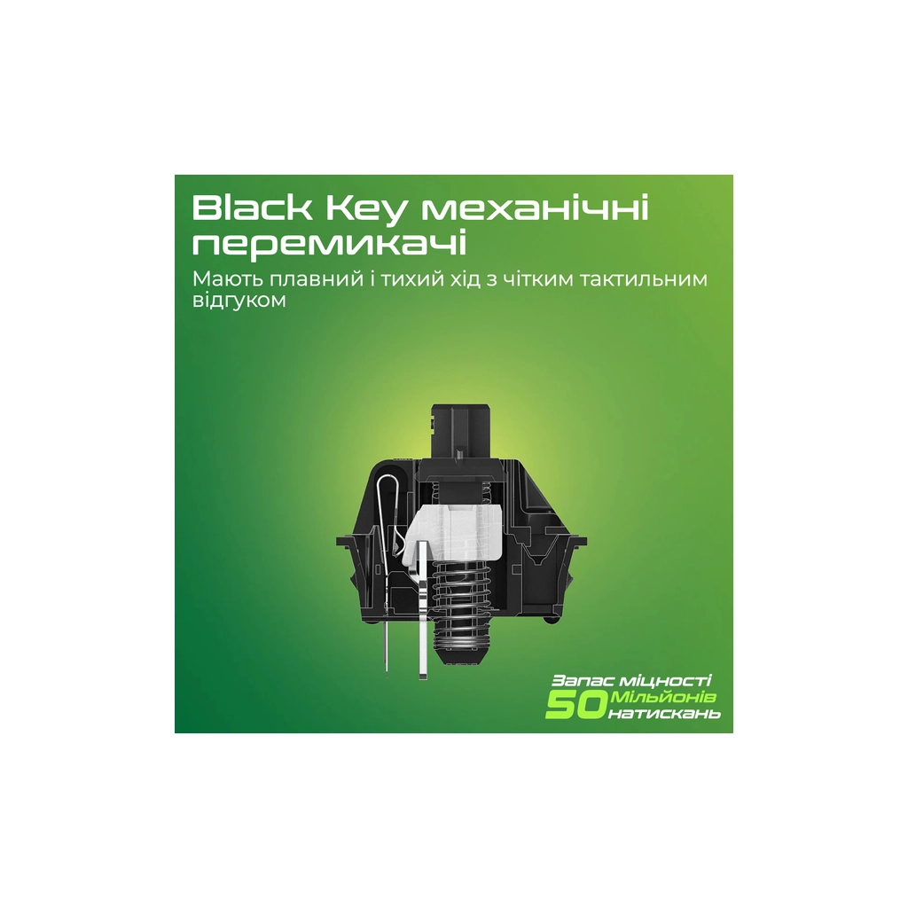 Клавіатура Vertux Tungsten USB Black (tungsten.black) - зображення 2