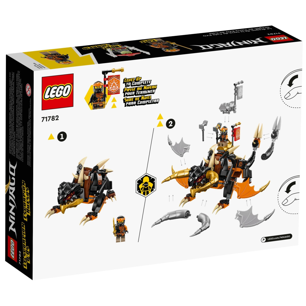 Конструктор LEGO Ninjago Земляний дракон Коула EVO 285 деталей (71782) - зображення 6