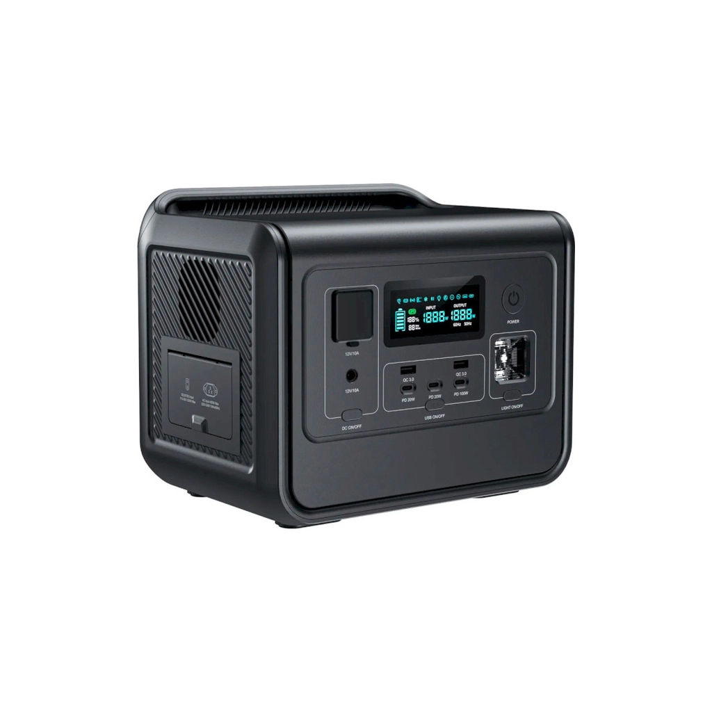 Зарядна станція Choetech BS060-EU-GY, 800W (BS060-EU-GY) - зображення 1