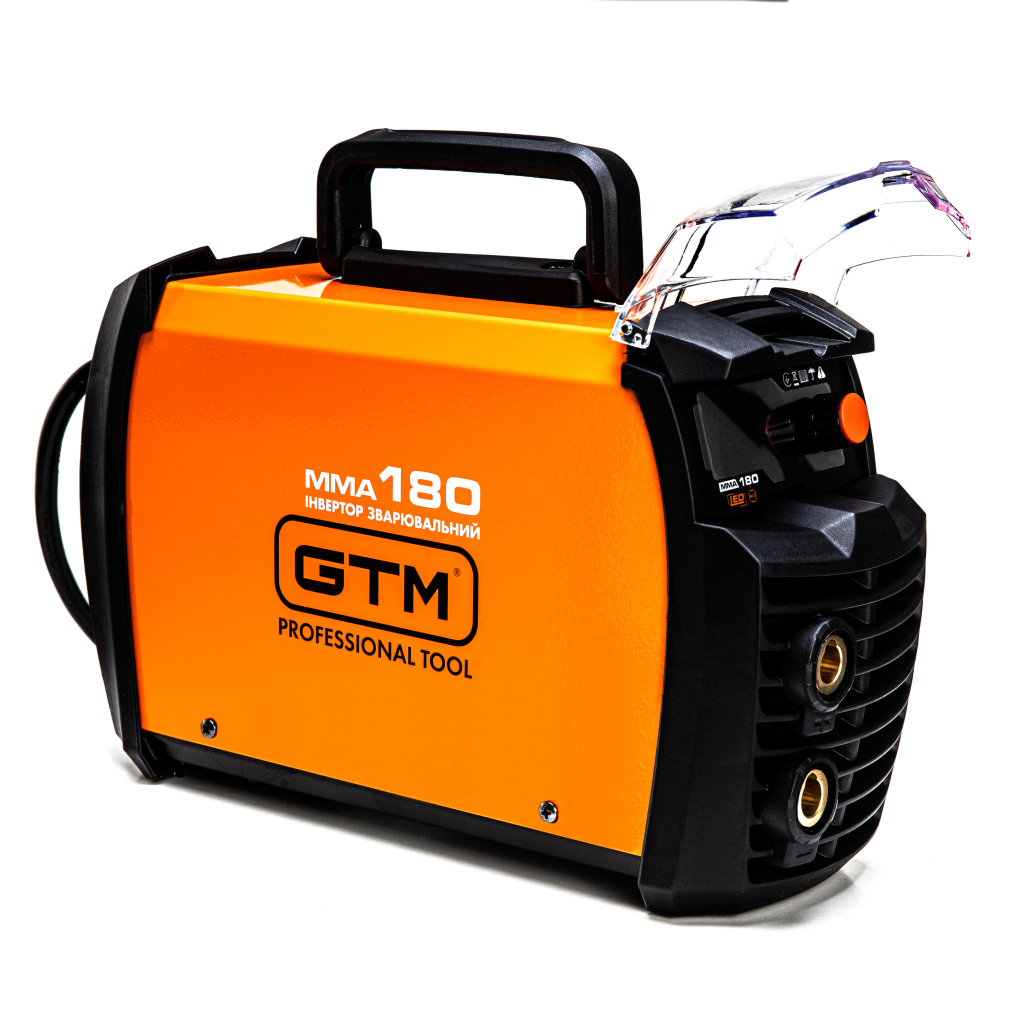 Зварювальний апарат GTM інвертор MMA-180DS LED, 180А, 1,6-4,0мм, 220В дисплей (MMA-180DS LED) - изображение 3
