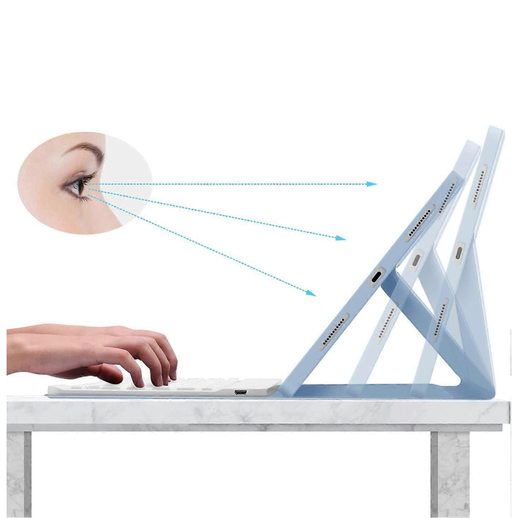 Чохол до планшета BeCover with keyboard Apple iPad Pro 13" M4 2024 Light Blue (713005) - зображення 7