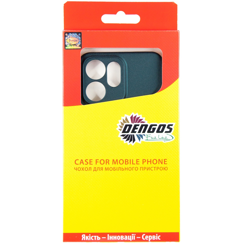 Чохол до мобільного телефона Dengos Oppo Reno14 F/FS 5G Soft+glass Green (DG-KM-182) - зображення 4