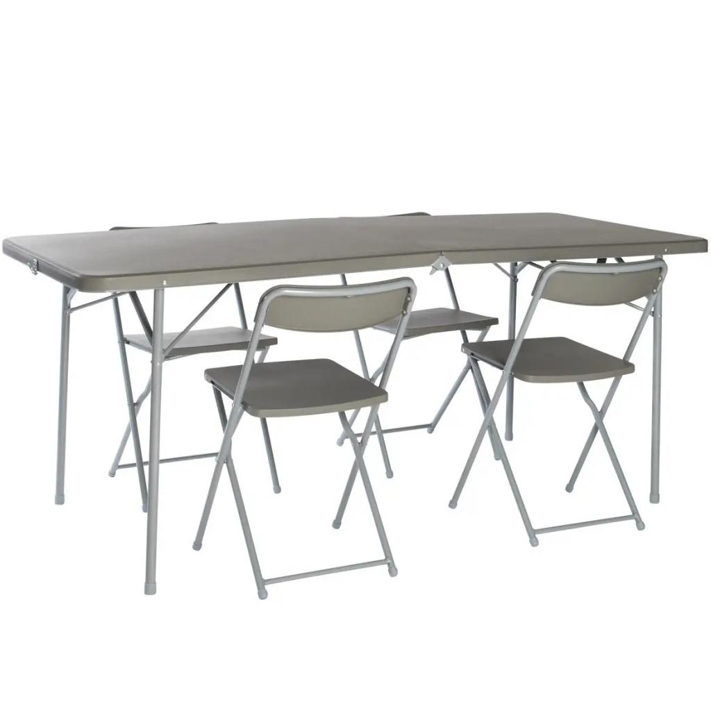 Набір кемпінгових меблів Vango Orchard XL 182 Table and Chair Set Grey (928212) - зображення 2