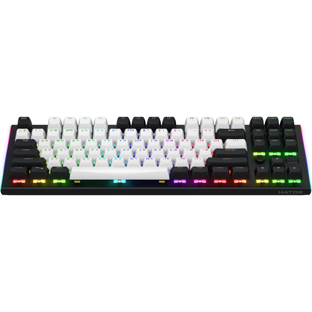 Клавіатура Hator Gravity TKL Orange USB Black (HTK560UA) - зображення 3