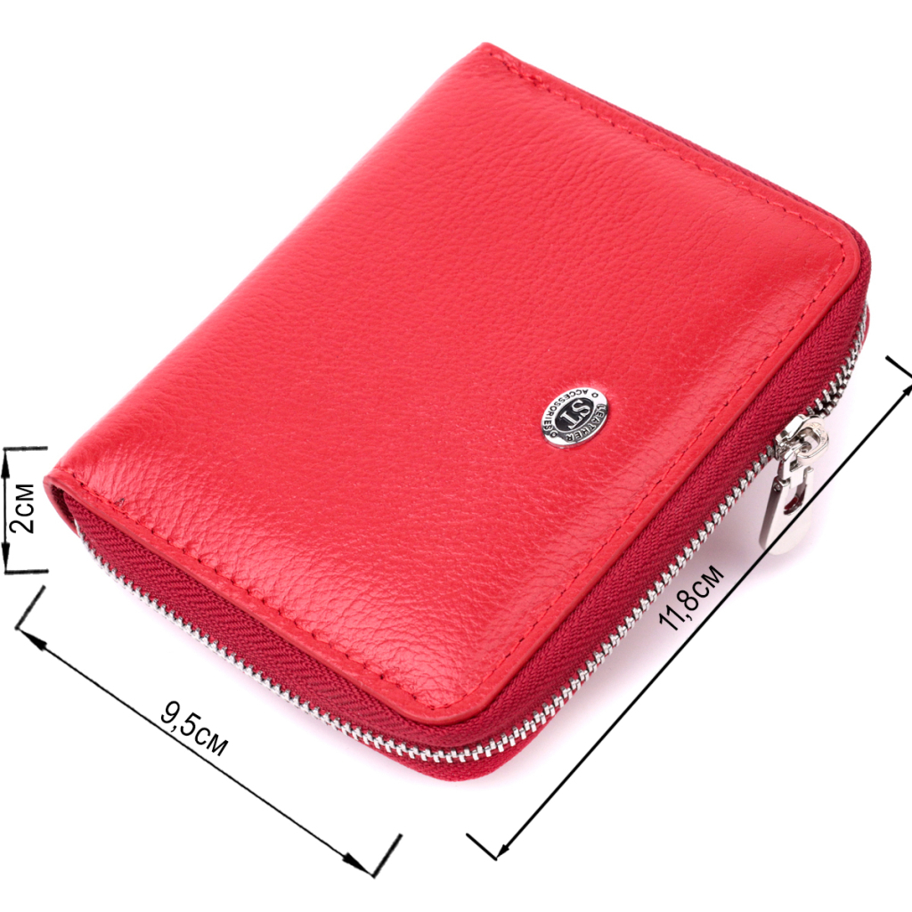 Гаманець ST Leather Шкіряний Червоний (19484) - зображення 3