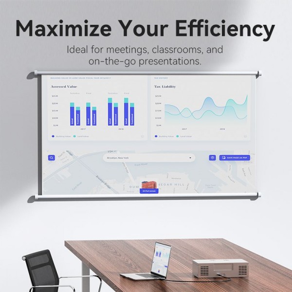 Кабель Vention DisplayPort - HDMI (M/M), 1.8 м, Black (HFOBAC) - изображение 9