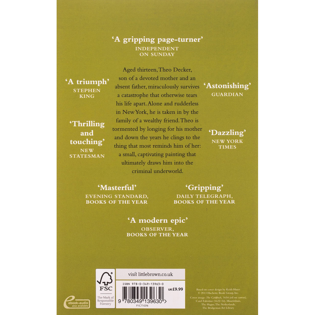 Книга The Goldfinch - Donna Tartt Little, Brown Book Group (9780349139630) - зображення 2