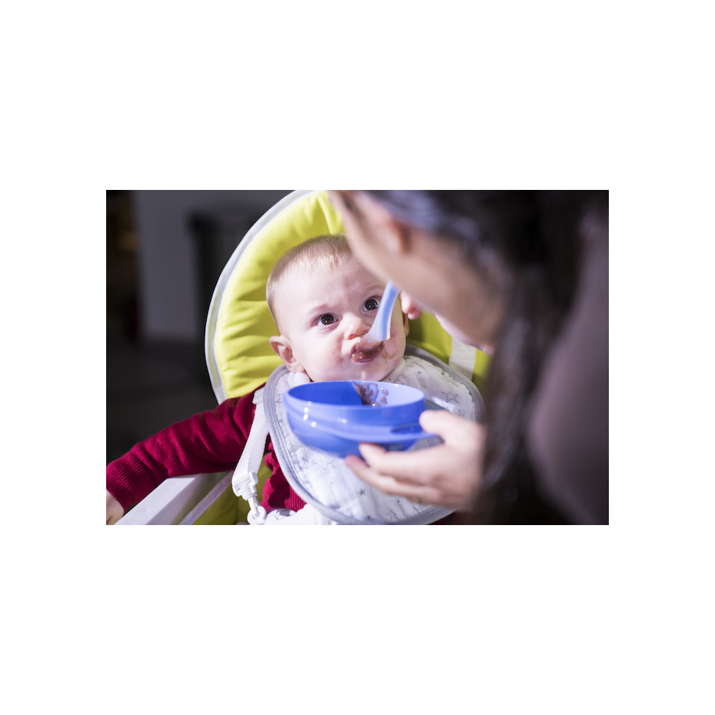 Тарілка дитяча Nuvita Easy Eating глибока 2 шт. синя (NV8431Blue) - зображення 6