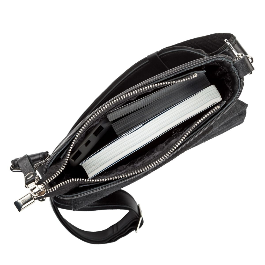 Сумка Shvigel З натуральної шкіри Чорна (11124) - зображення 7