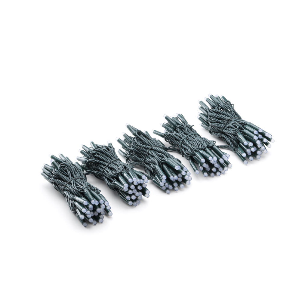 Гірлянда Twinkly PRO Smart LED Curtain RGB 250, AWG22, IP65, зелений (TWP-CU-CA-05X50STP-G) - зображення 2