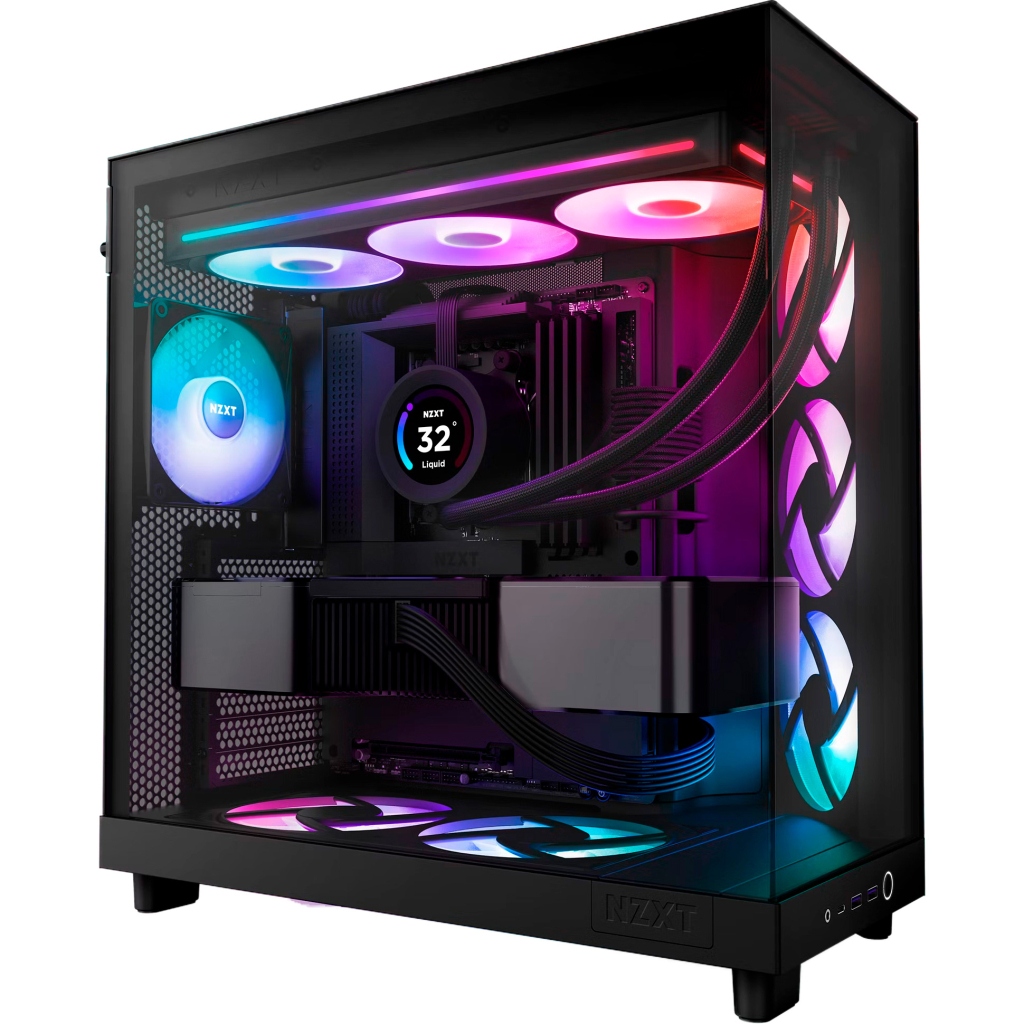Кулер до корпусу NZXT F360 RGB Core Fan (Single Frame) - Black (RF-U36HF-B1) - зображення 6