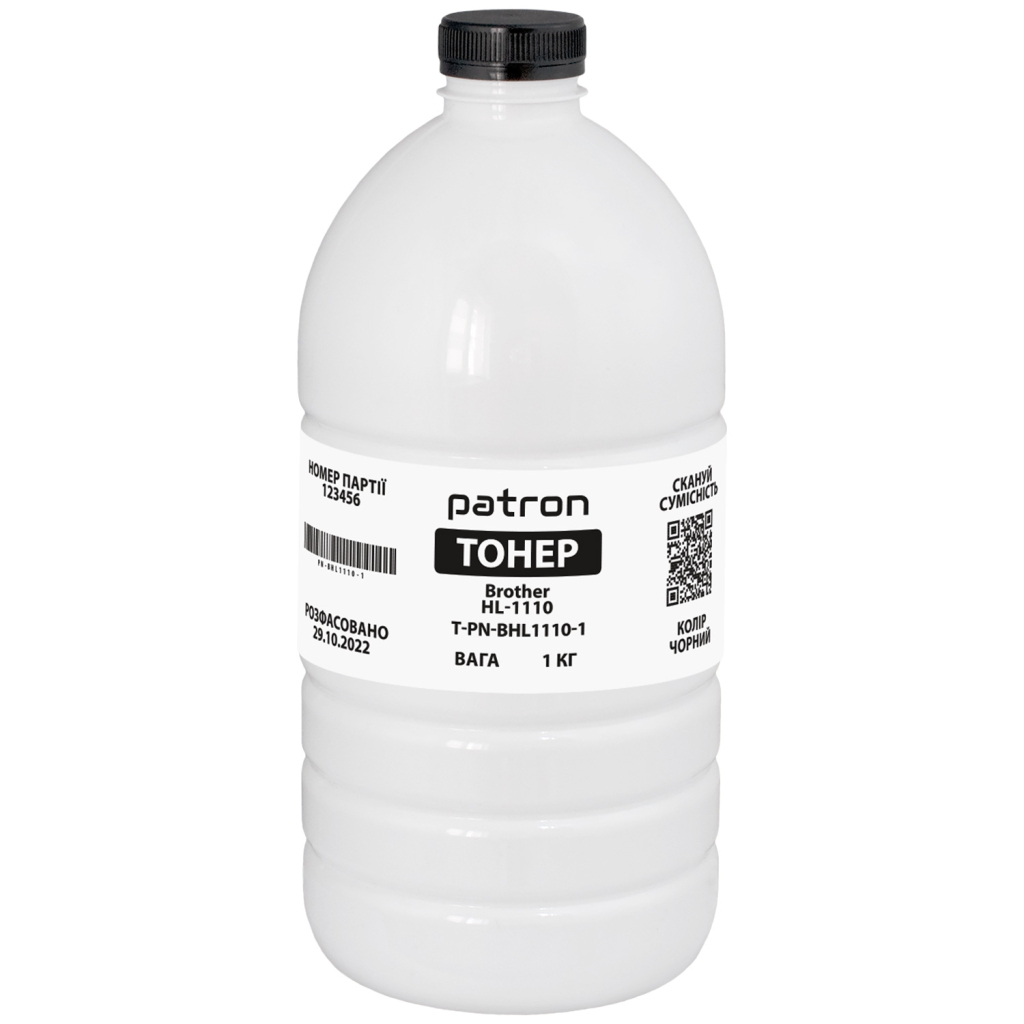 Тонер Brother HL-1110, 1 кг Patron (PN-BHL1110-1) - зображення 1