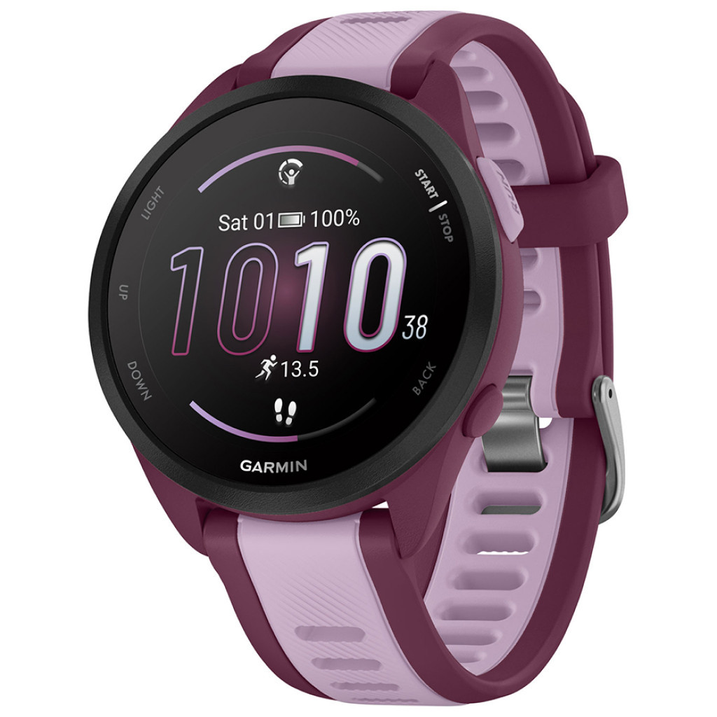 Смарт-годинник Garmin Forerunner 165 Music, GPS, WiFi, Berry/Lilac, GPS (010-02863-33/010-02863-B3) - зображення 1
