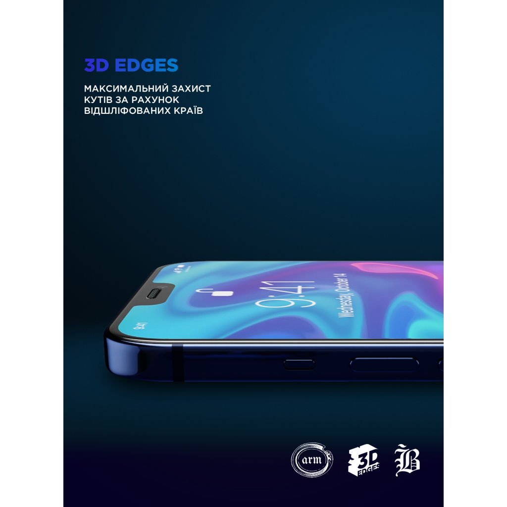 Скло захисне Armorstandart Supreme Black Icon 3D Apple iPhone 11/XR (ARM59211) - зображення 7