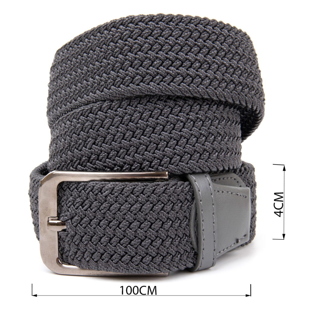 Ремінь Vintage Текстильний Сірий (20518) - зображення 3