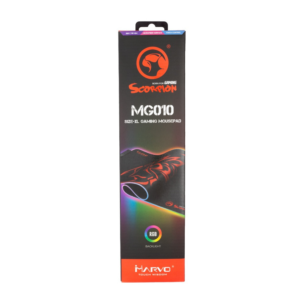 Килимок для мишки Marvo MG10 XL RGB lighting - зображення 5