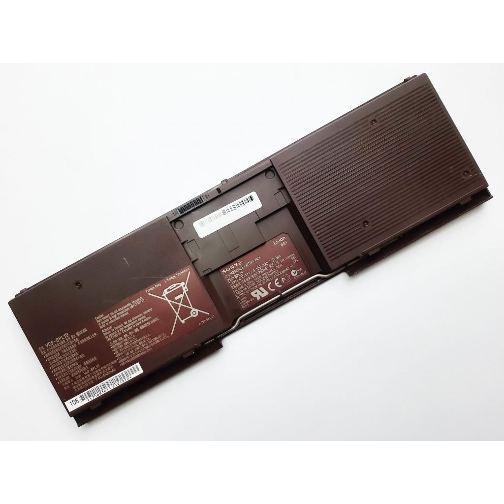 Акумулятор до ноутбука Sony VGP-BPL19, 4100mAh (31Wh), 4cell, 7.4V, Li-ion (A47613) - зображення 2