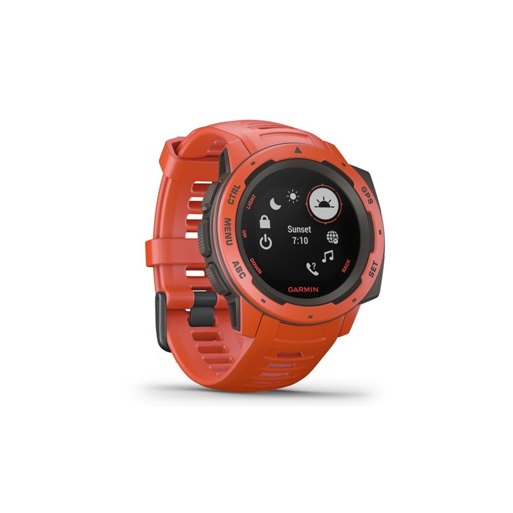 Смарт-годинник Garmin Instinct, Flame Red (010-02064-02) - зображення 3
