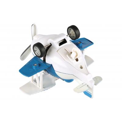 Спецтехніка Same Toy Самолет металический инерционный Aircraft синий со светом и (SY8012Ut-2) - зображення 4