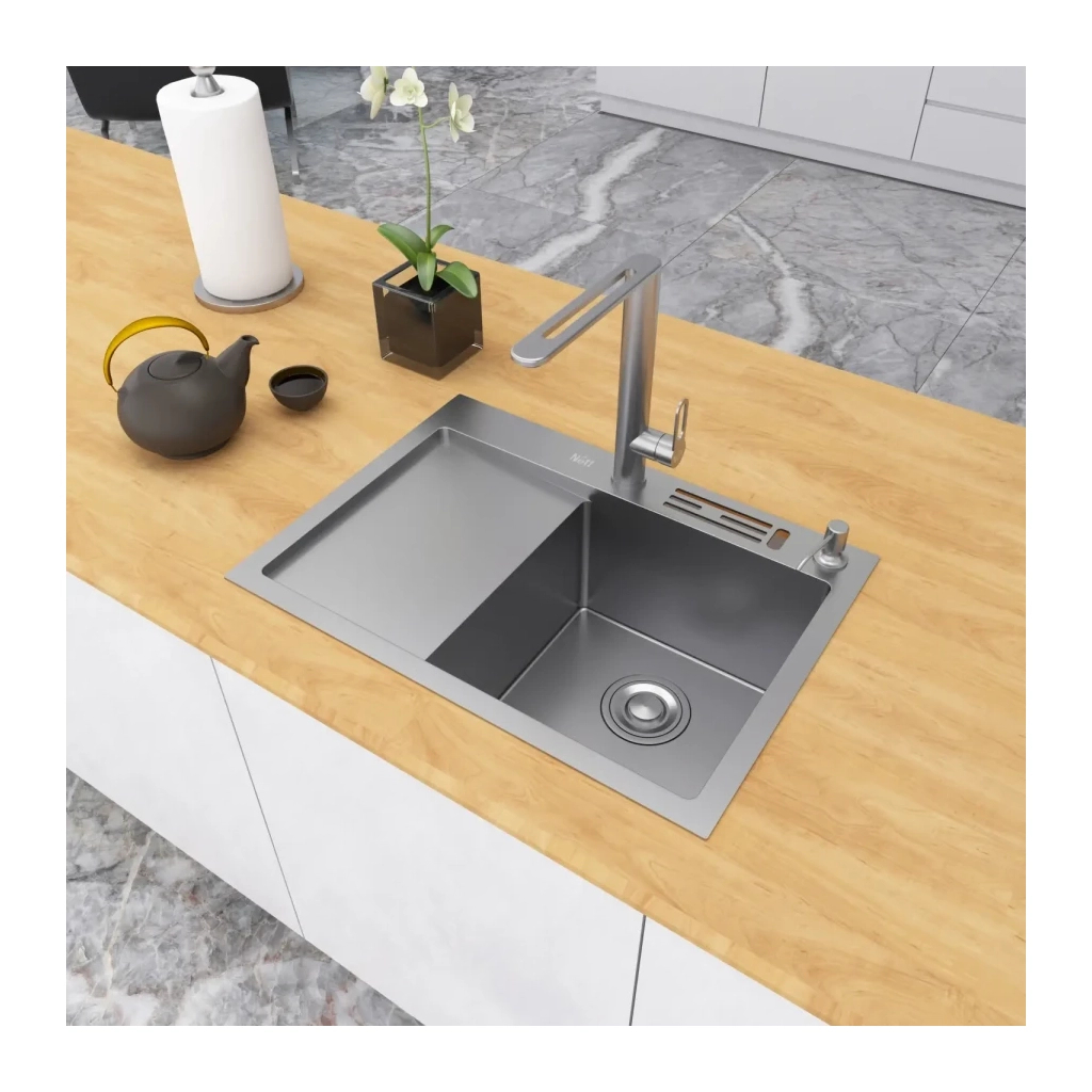 Мийка кухонна Nett NS-6045(L) (0430201) - зображення 9