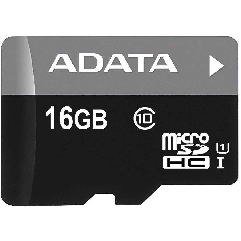 Карта пам'яті ADATA 16GB microSD class 10 UHS-I (AUSDH16GUICL10-R) - зображення 1