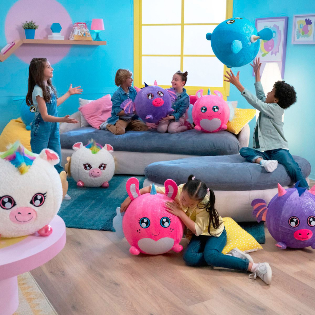 М'яка іграшка Biggies серії Fantasy - Рожевий Кролик (надувна іграшка, насос) (BIG001-RA) - зображення 3