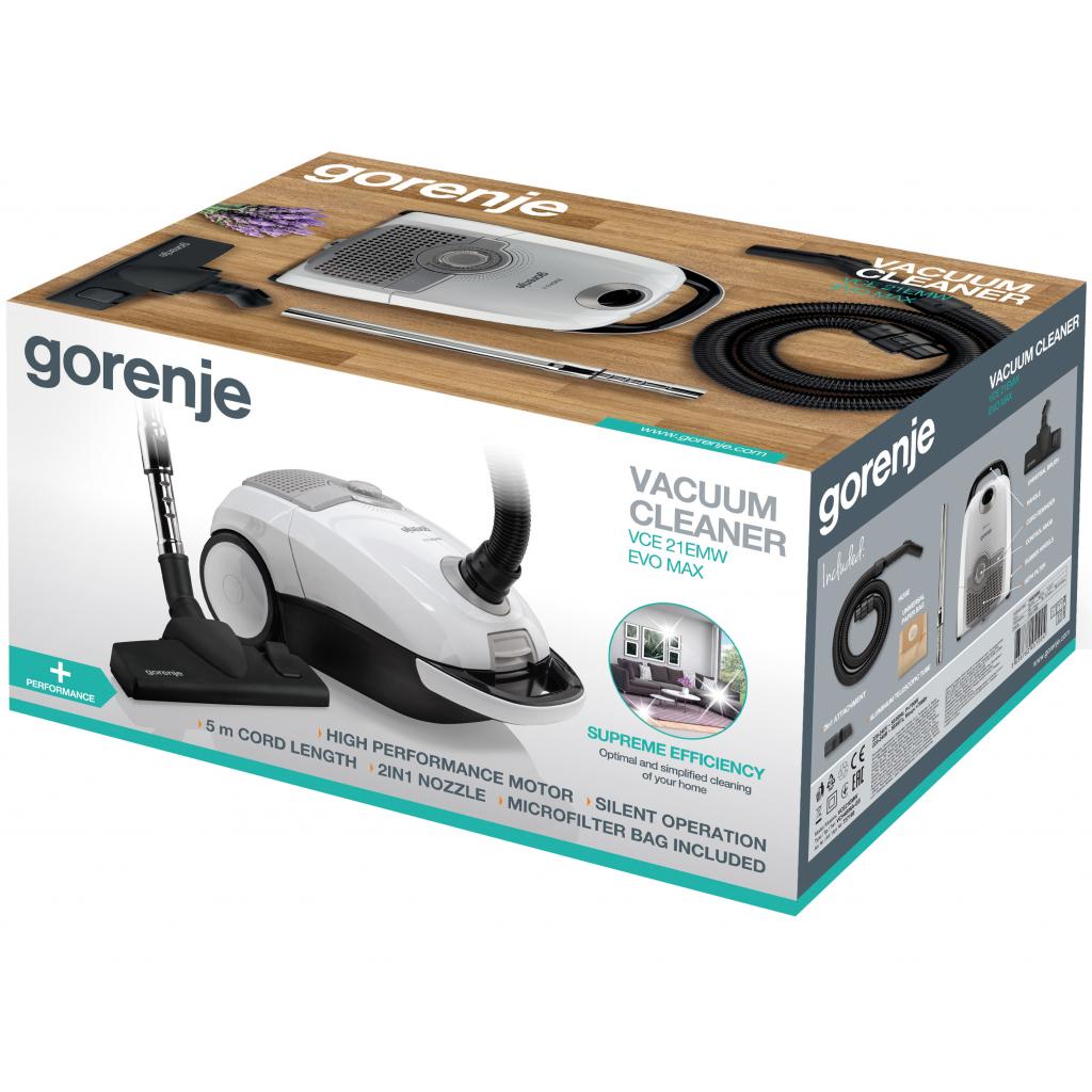 Пилосос Gorenje VCE 21 EMW (VCE21EMW) - зображення 3