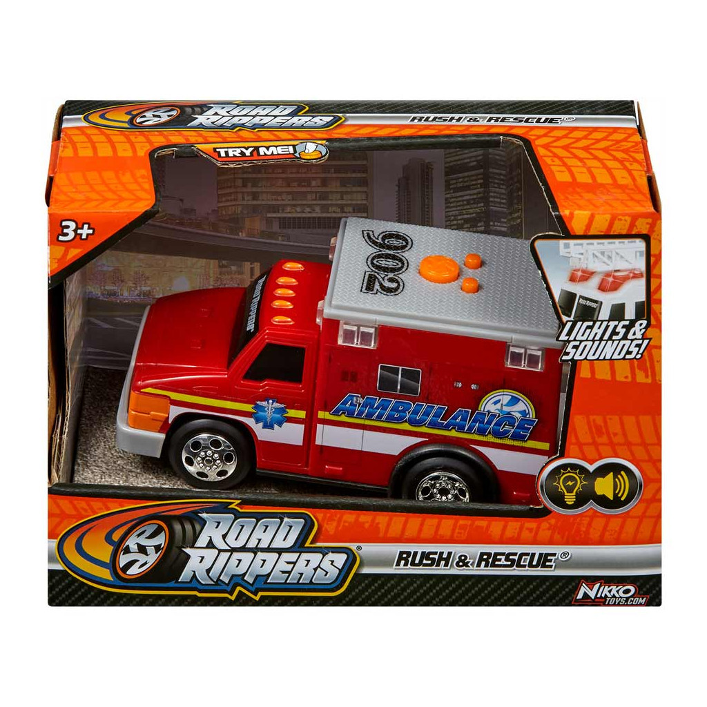 Машина Road Rippers Rush and rescue Швидка допомога (20132) - зображення 4