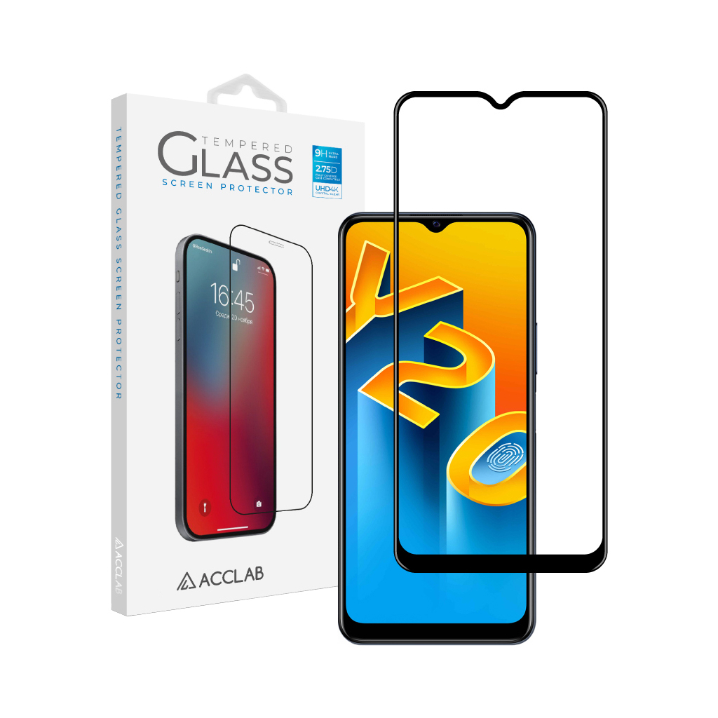 Скло захисне ACCLAB Full Glue VIVO Y20/Y20i (1283126509001) - зображення 1