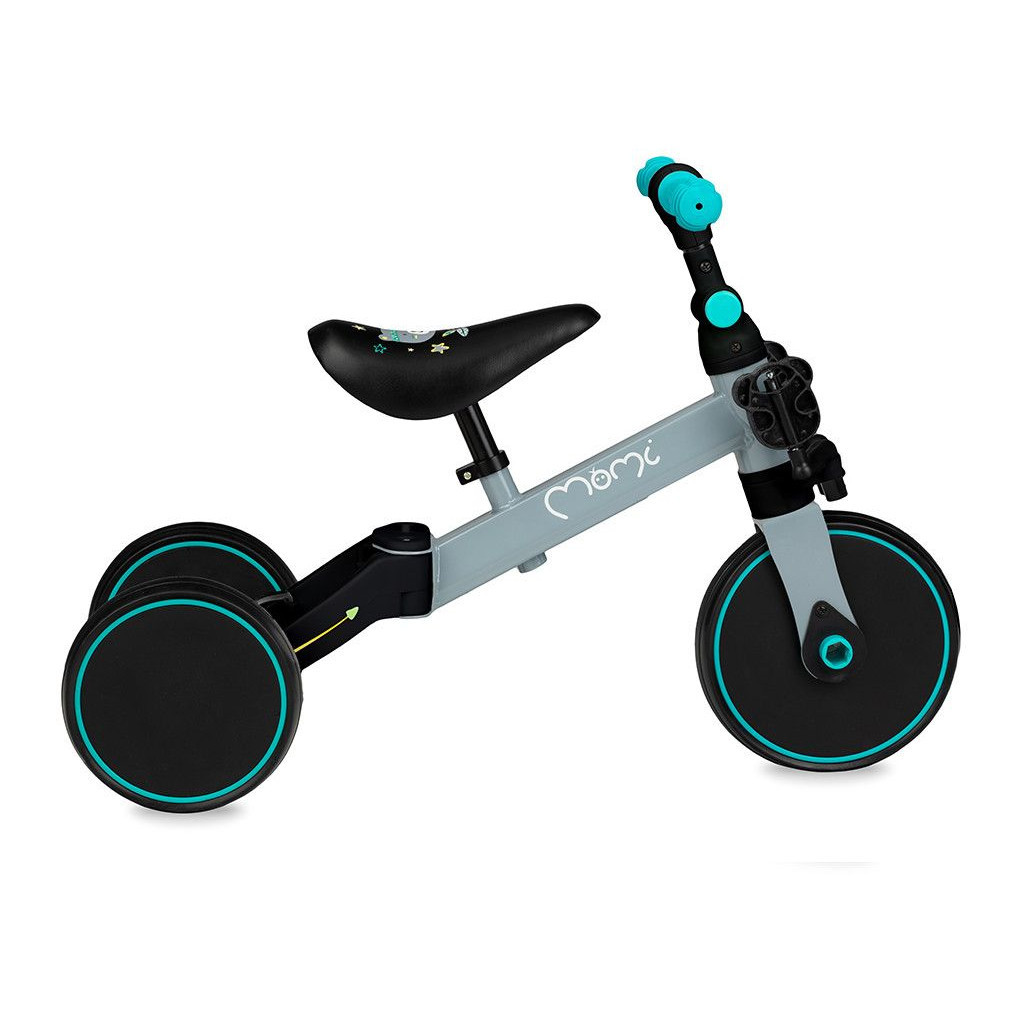 Біговел MoMi Loris 3 в 1 велосипед Grey-Turquoise (ROBI00041) - зображення 2