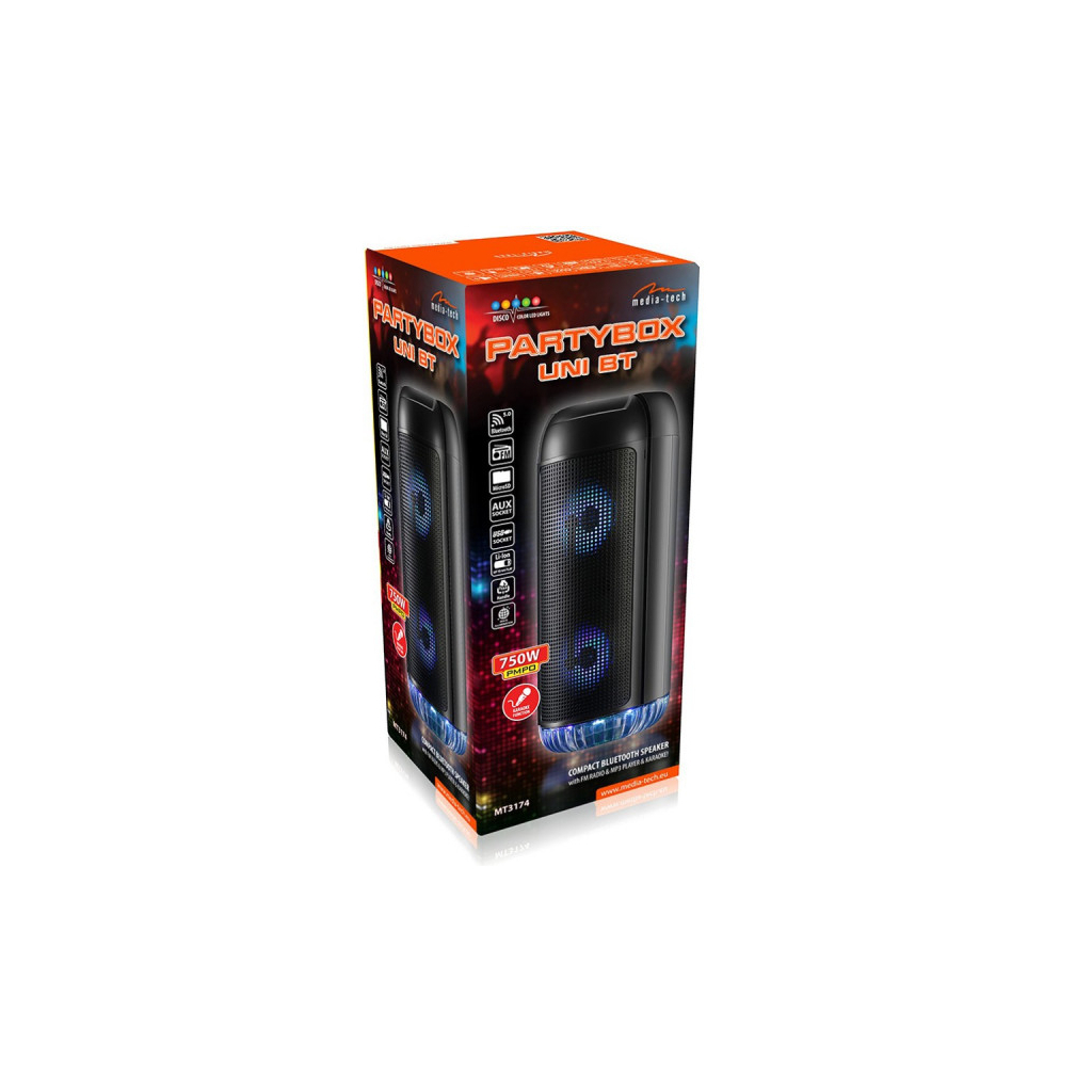 Акустична система Media-Tech 30W PartyBox Uni B (MT3174) - зображення 6