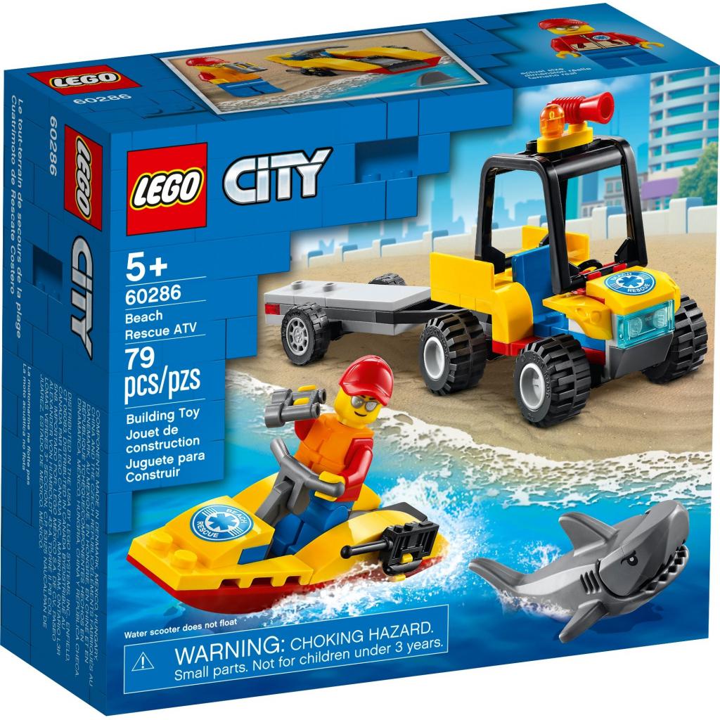 Конструктор LEGO City Great Vehicles Всюдихід пляжних рятувальників 79 деталей (60286) - зображення 1