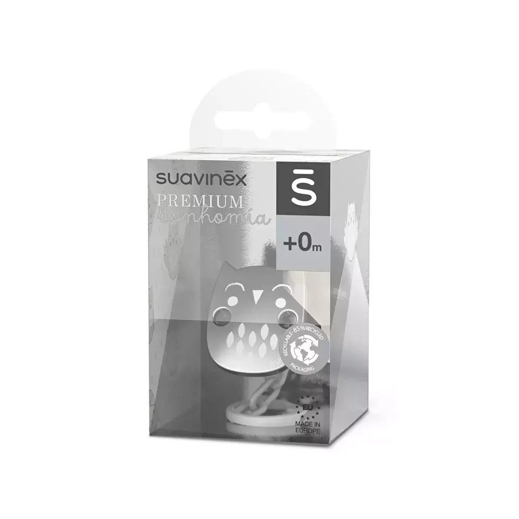 Кліпса для пустушок Suavinex Bonhomia біла (307821) - зображення 2
