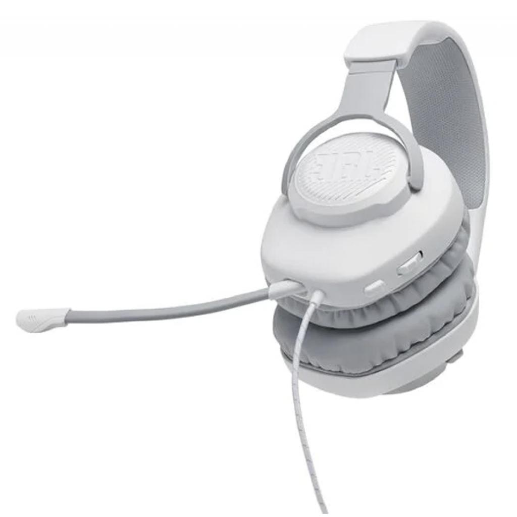Навушники JBL Quantum 100 White (JBLQUANTUM100WHT) - зображення 5