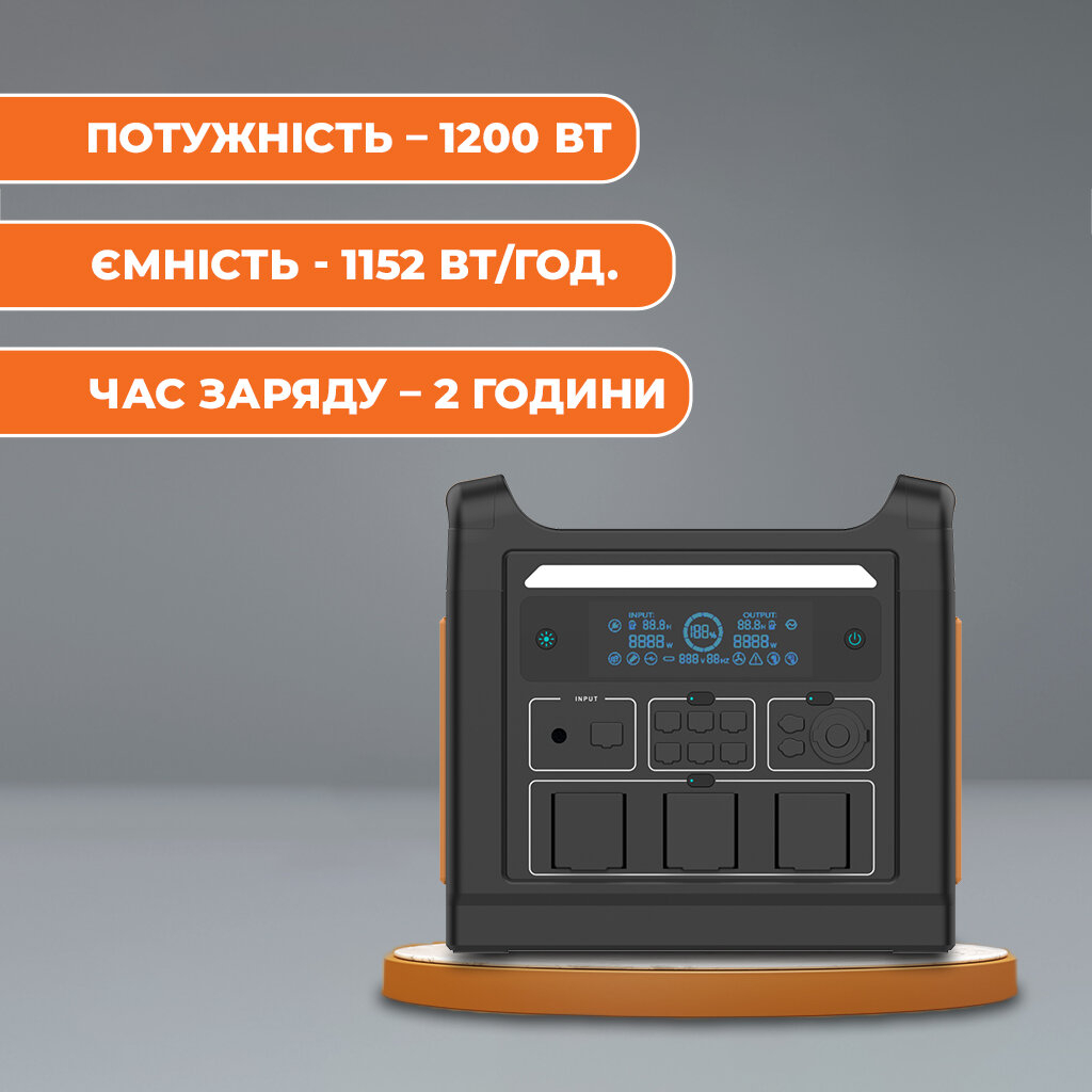 Зарядна станція LogicPower CHARGER i1000, 1000W (23990) - зображення 5