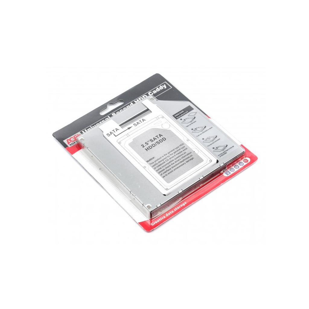 Фрейм-перехідник AgeStar HDD 2.5'' to 5.25" (12.5 мм) (SSMR2S) - зображення 2