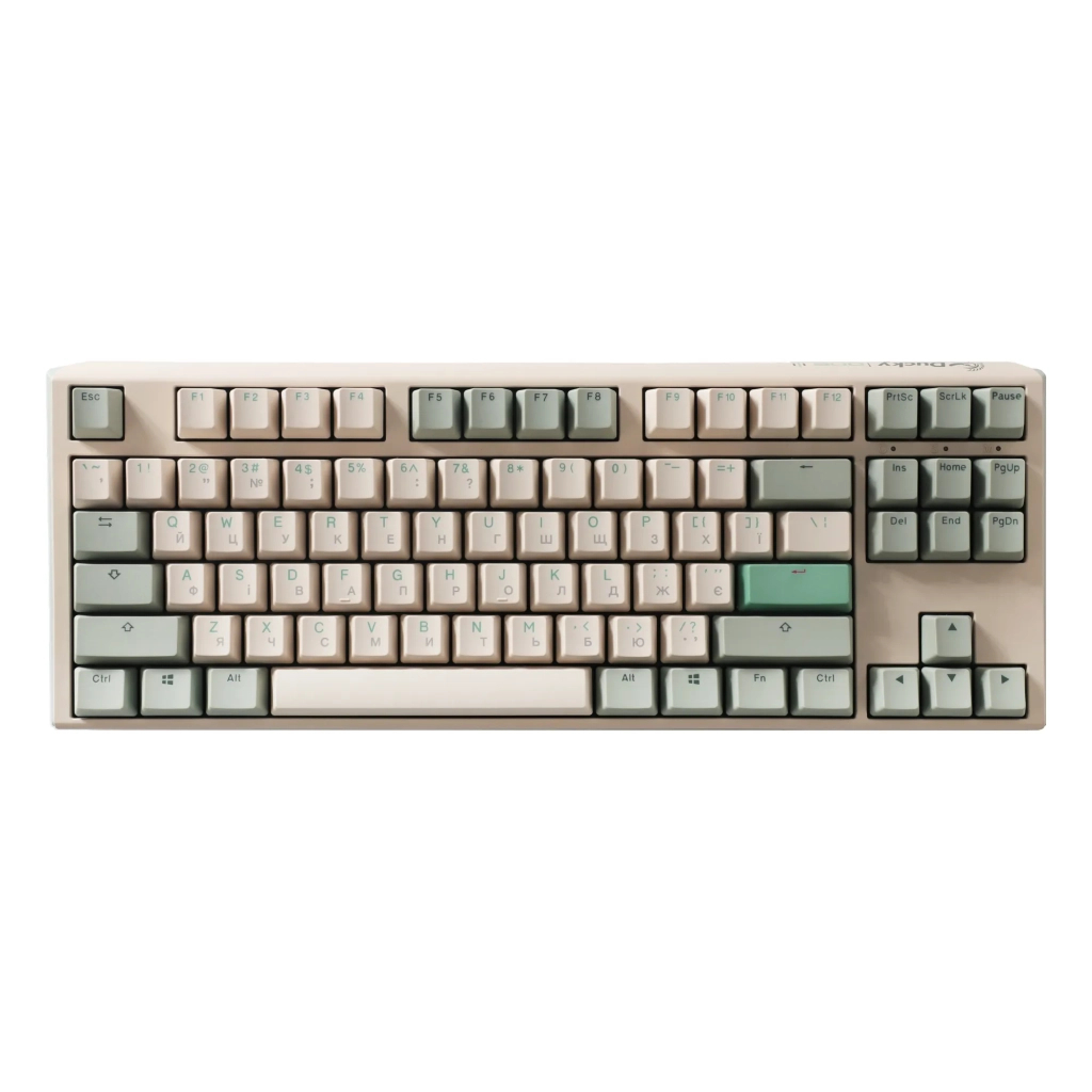 Клавіатура Ducky One 3 TKL Cherry MX Red UA USB Cream (DKON2187-RUAPXМAEGGC1) - зображення 1
