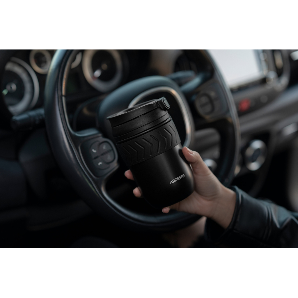 Термокружка Ardesto Cosy 400 мл Чорна (AR2640BT) - зображення 2