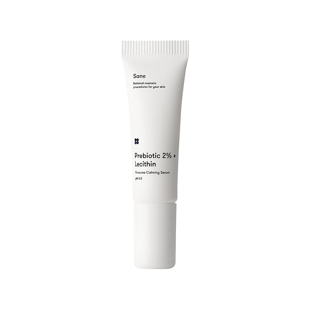 Сироватка для обличчя Sane Prebiotic 2% + Lecithin Rosacea Calming Serum pH 6.5 Заспокійлива 30 мл (4820266830601) - изображение 1