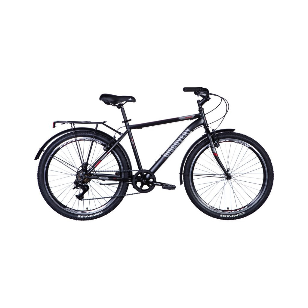 Велосипед Discovery Prestige Man Vbr 26" 18" ST 2024 Чорний (OPS-DIS-26-587) - зображення 1