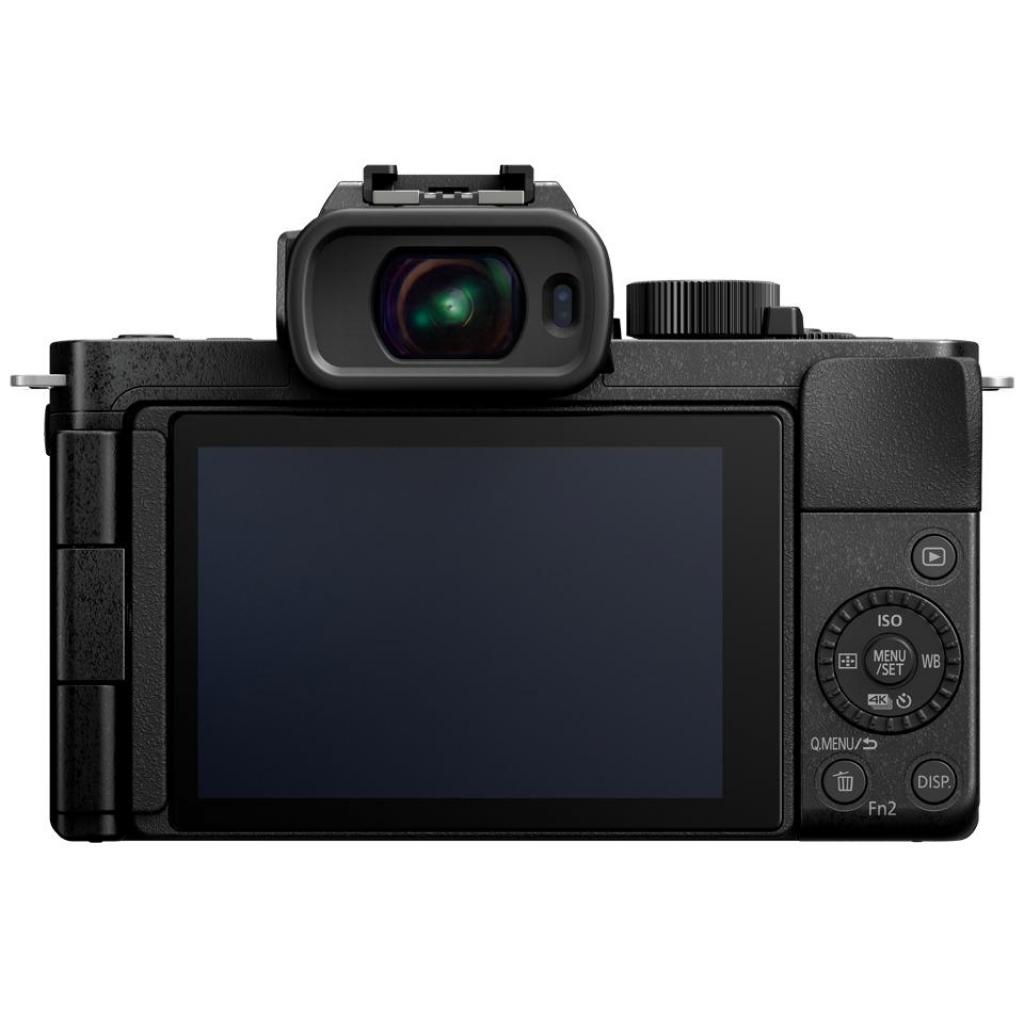 Цифровий фотоапарат Panasonic DC-G100 Kit 12-32mm Black + ручка штатив (DC-G100VEE-K) - зображення 3