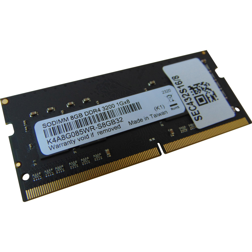 Модуль пам'яті для ноутбука SoDIMM DDR4 8GB 3200 MHz Samsung (SEC432S16/8) - зображення 2
