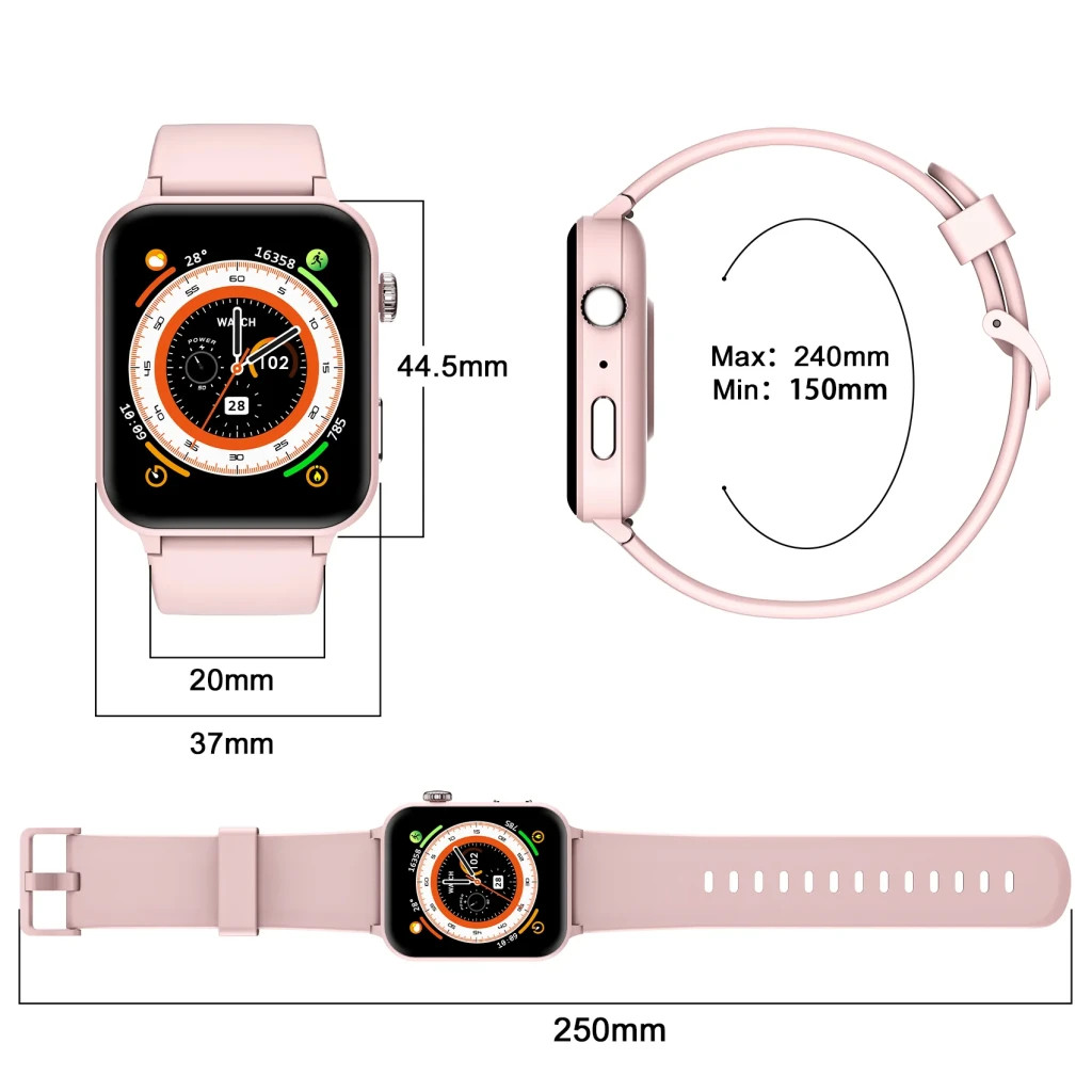 Смарт-годинник Blackview R30 Pro Pink (6931548317425) - зображення 7
